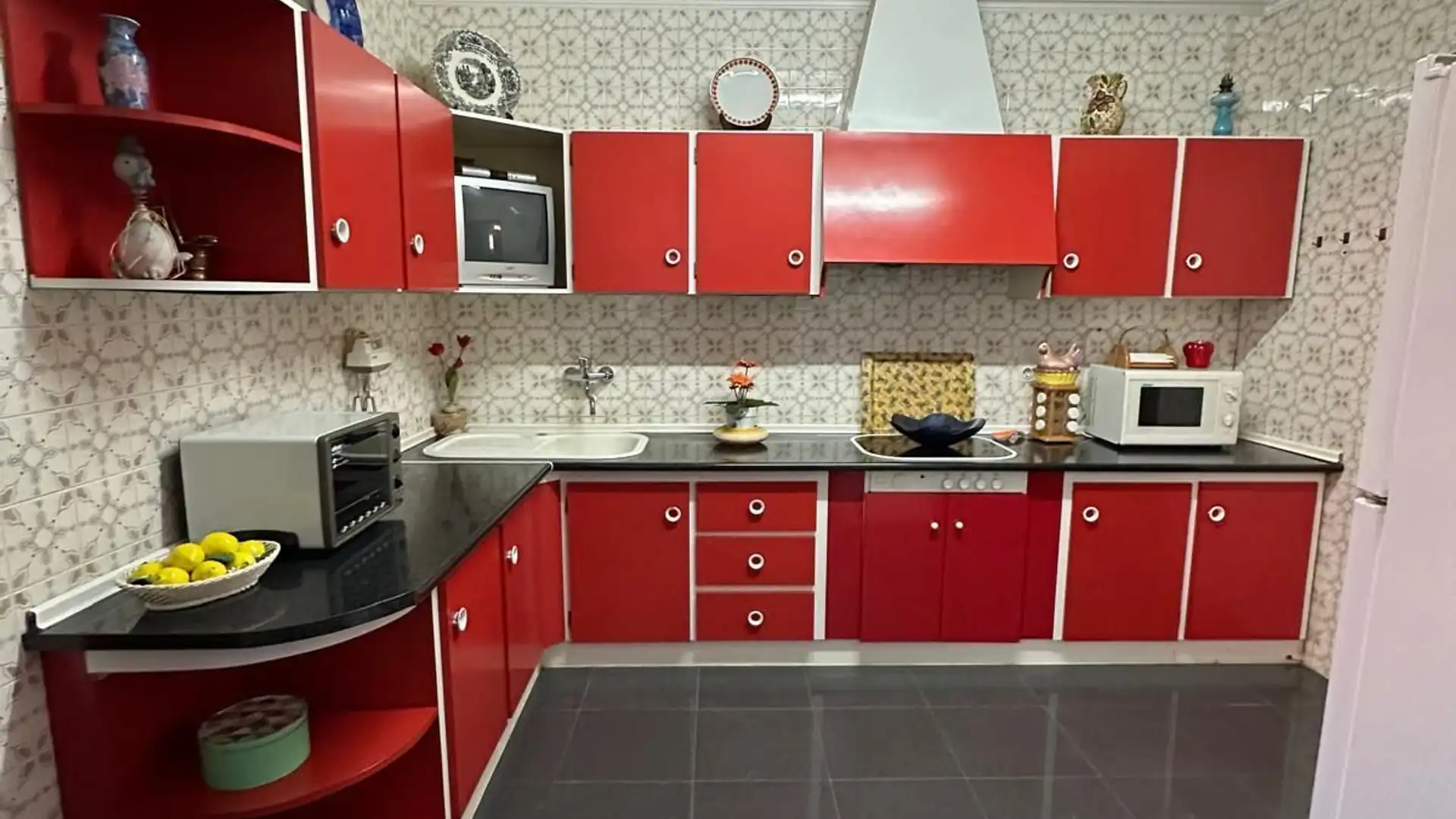 Cuina de Casa adosada en venda en Alhama de Murcia amb Aire condicionat, Calefacció i Terrassa