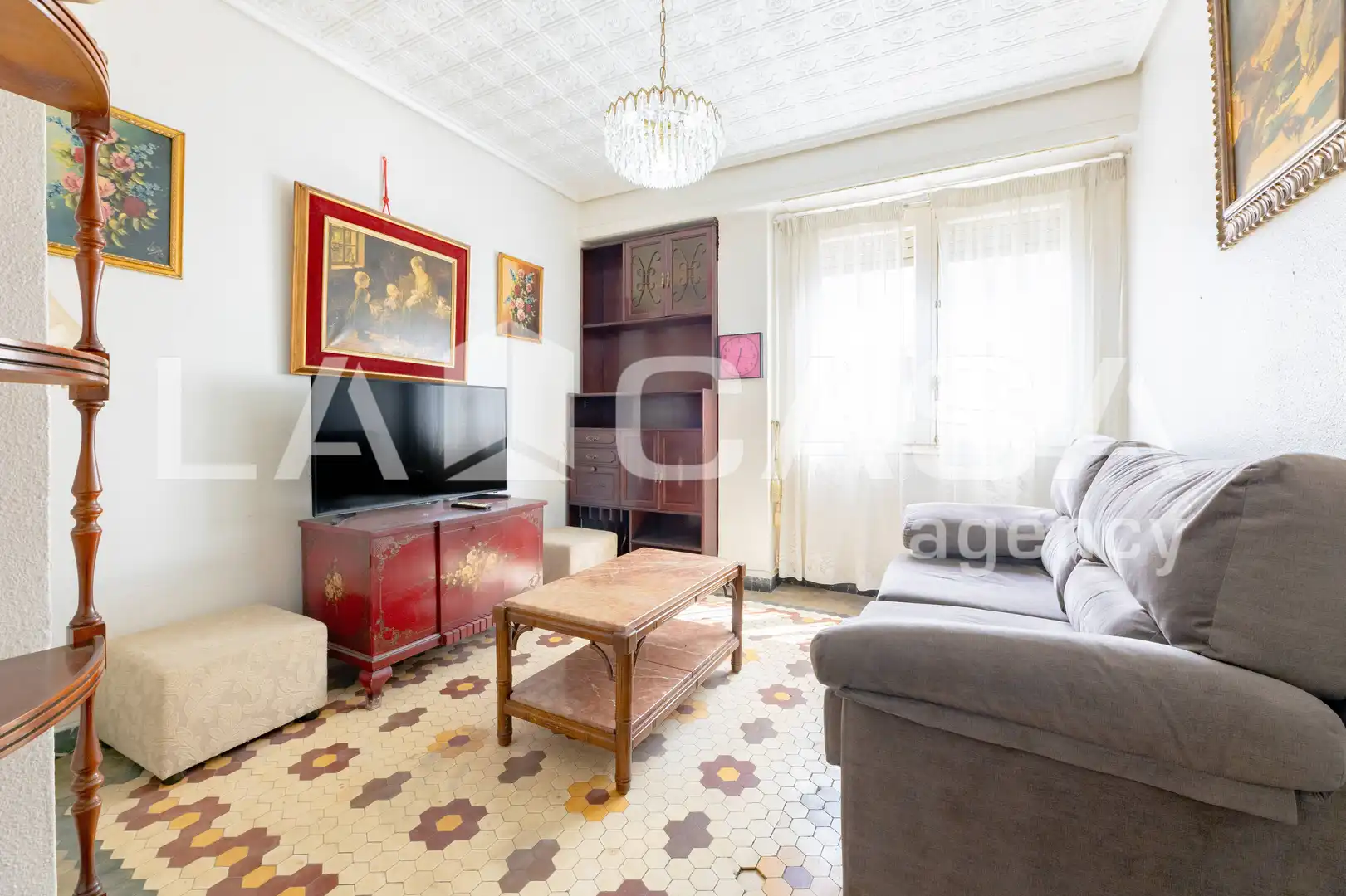 Living room of Flat for sale in Valencia  with Heating and Balcony
