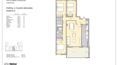 Photo 2 from new construction home in Flat for sale in   Calle el Carrizal, 6, Las Cañas, Guadalajara