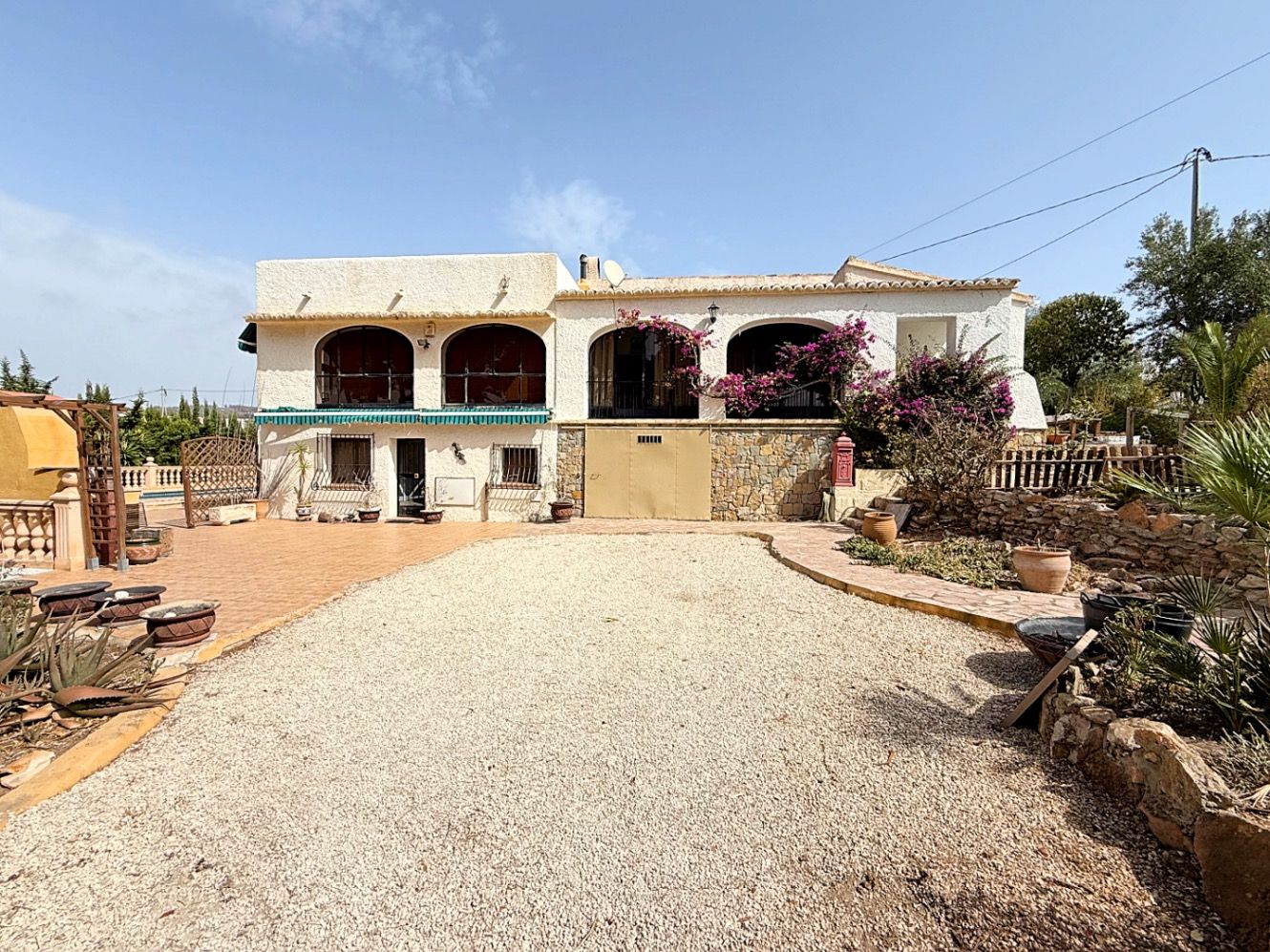 Exterior view of House or chalet for sale in Calpe / Calp  with Air Conditioner, Heating and Private garden