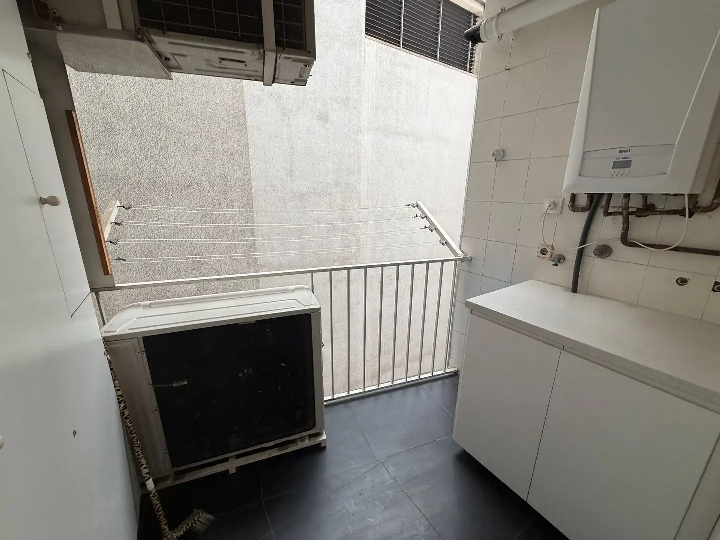 Terraza de Piso de alquiler en Barcelona con Aire acondicionado y Calefacción