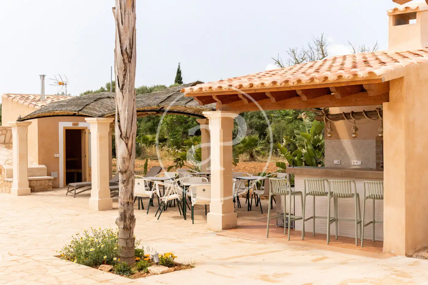 Terraza de Casa o chalet de alquiler en Felanitx con Aire acondicionado, Jardín privado y Piscina