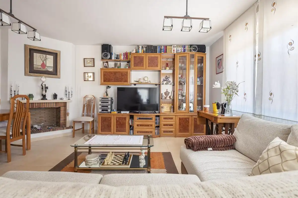 Living room of Houses for sale in Titulcia  with Air Conditioner, Heating and Private garden