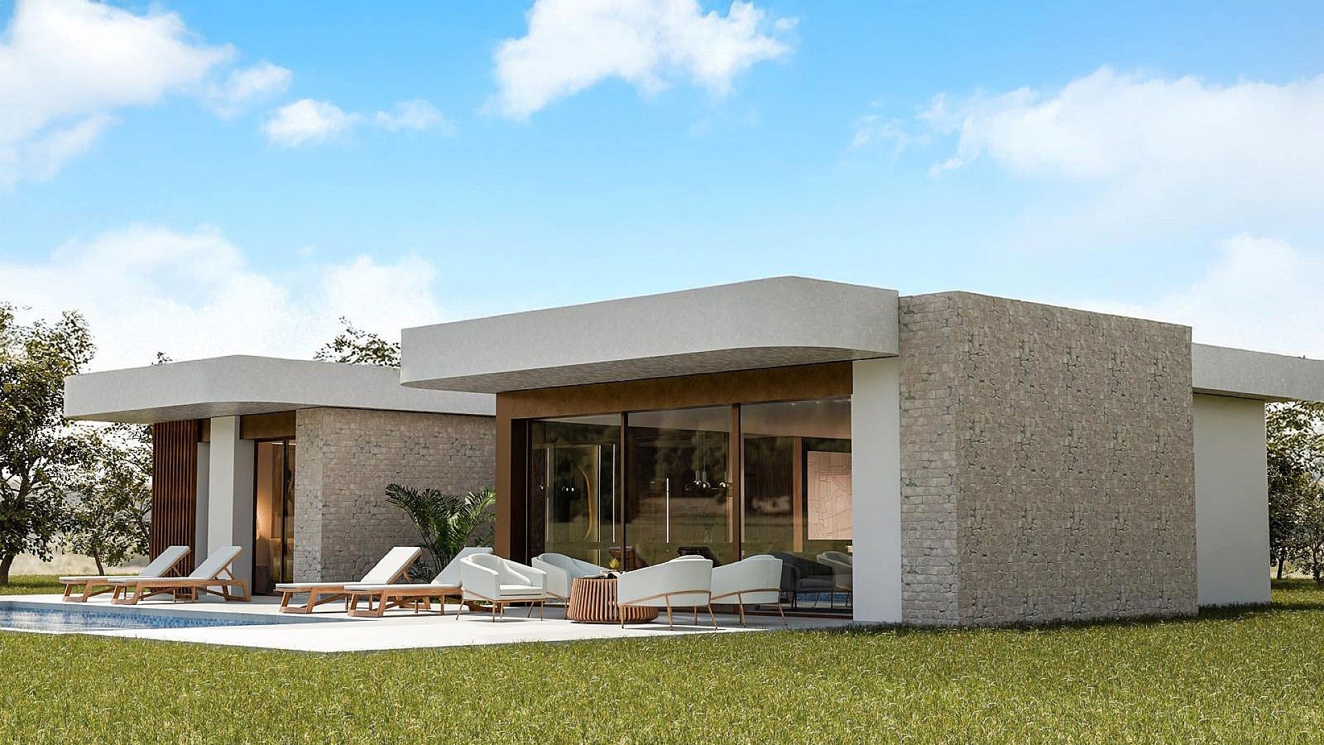 Exterior view of House or chalet for sale in Aspe  with Private garden, Swimming Pool and Internet