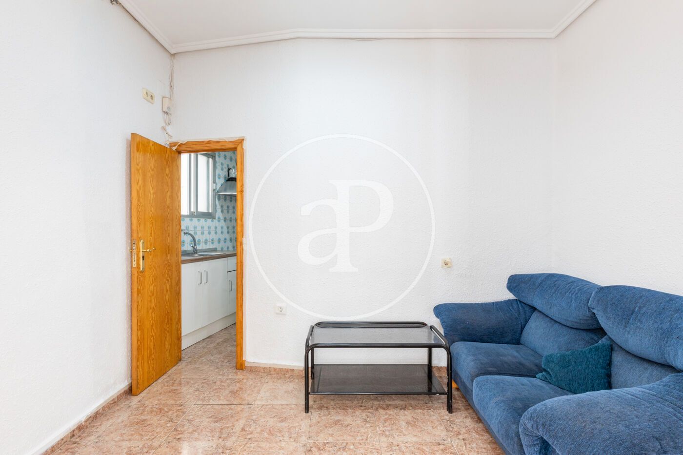 Sala d'estar de Pis de lloguer en  Valencia Capital amb Aire condicionat, Calefacció i Moblat