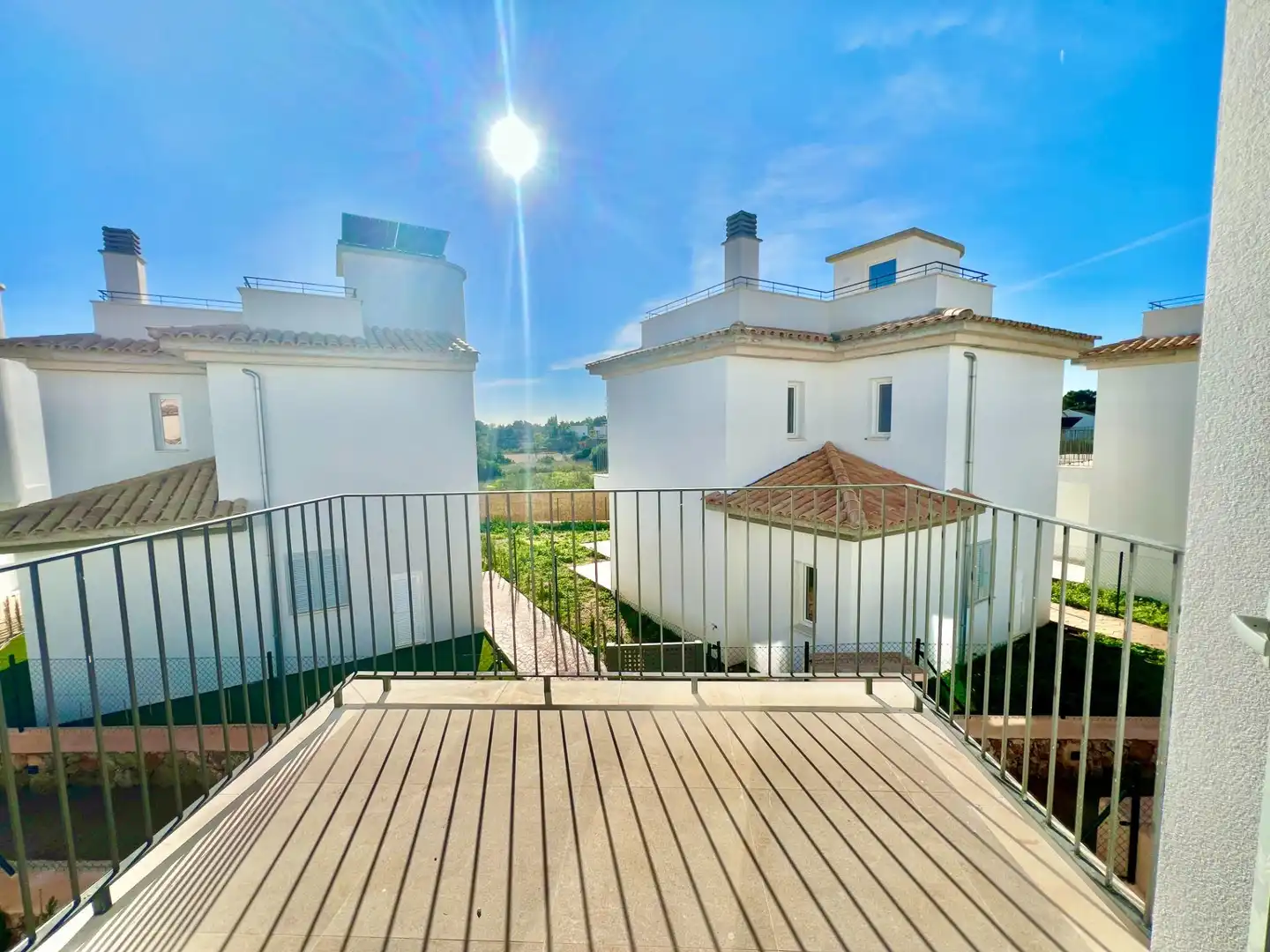 Terrassa de Casa o xalet en venda en Campos amb Aire condicionat, Calefacció i Jardí privat