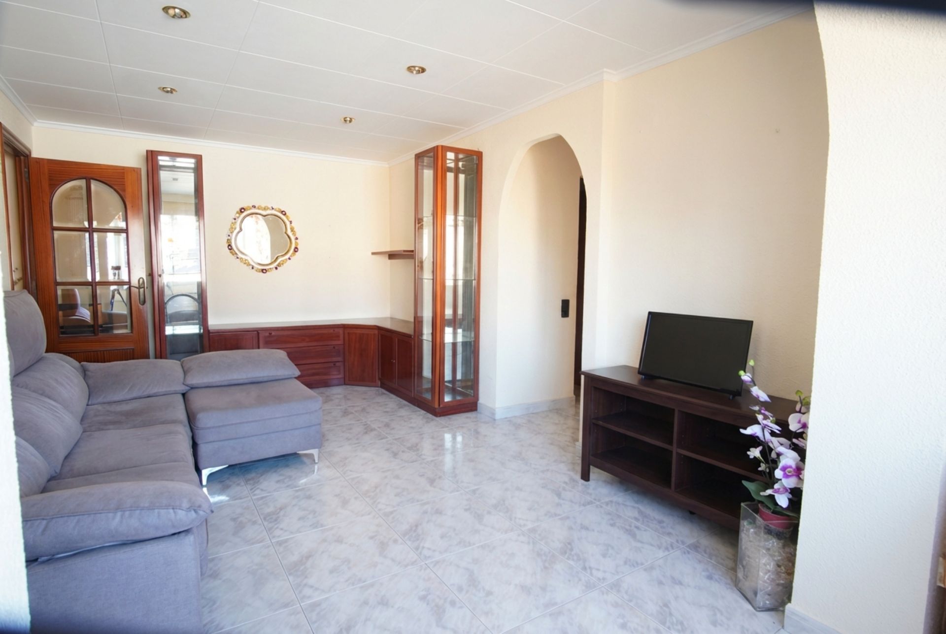 Sala d'estar de Pis en venda en  Barcelona Capital amb Aire condicionat, Calefacció i Terrassa