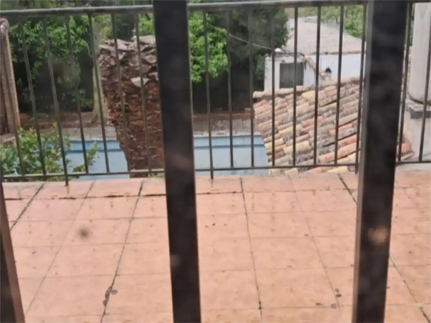 Terrassa de Casa o xalet en venda en Baeza amb Jardí privat, Piscina i Moblat