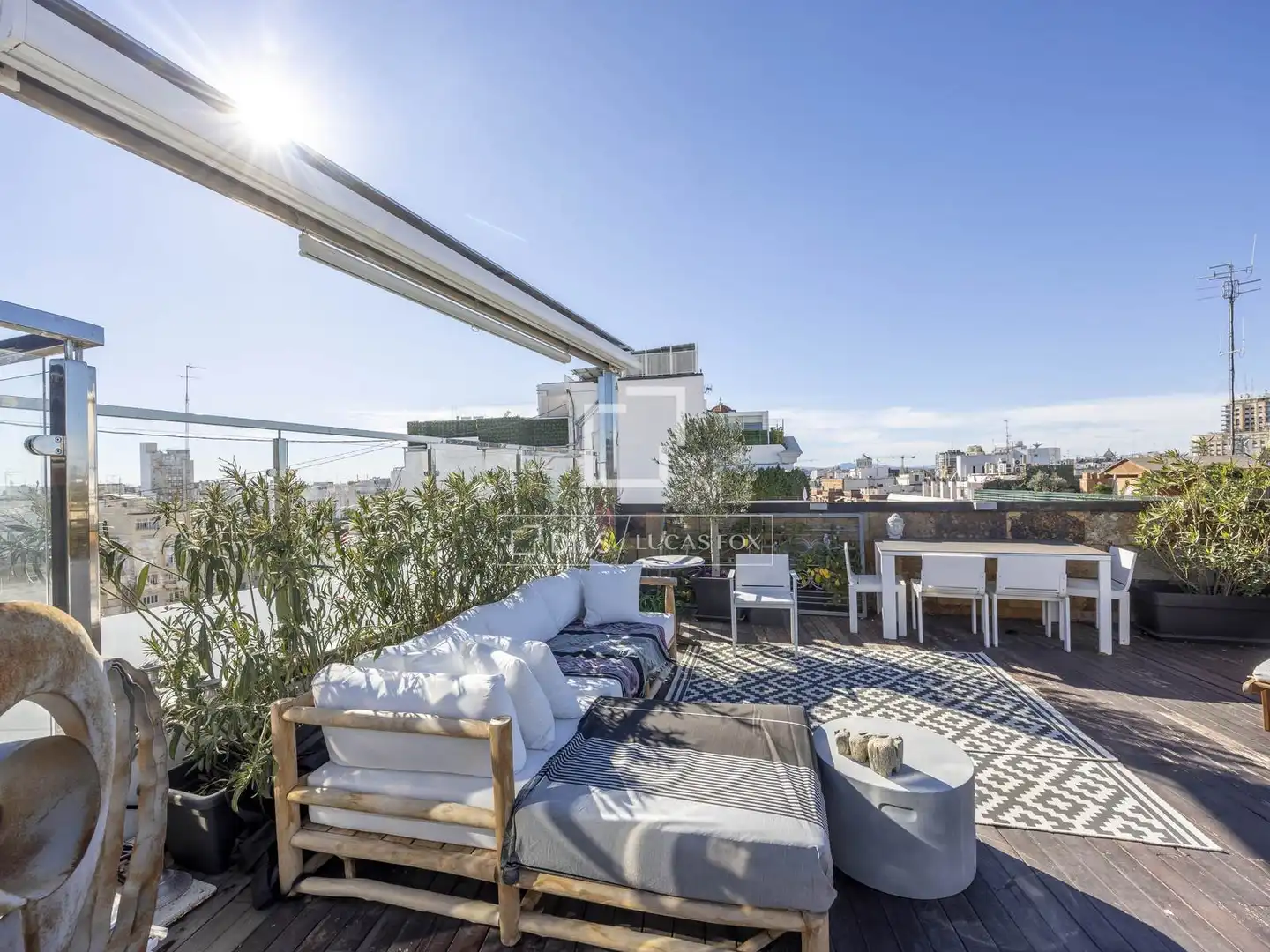 Terrasse von Dachboden zum Verkauf in Valencia del Ventoso mit Klimaanlage, Terrasse und Balkon