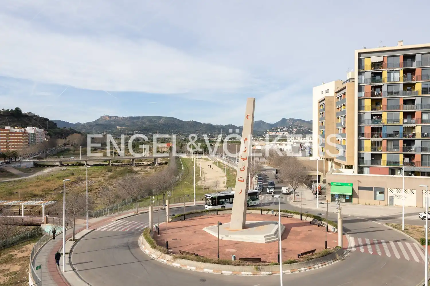 Vista exterior de Pis de lloguer en Sagunto / Sagunt amb Aire condicionat, Calefacció i Parquet