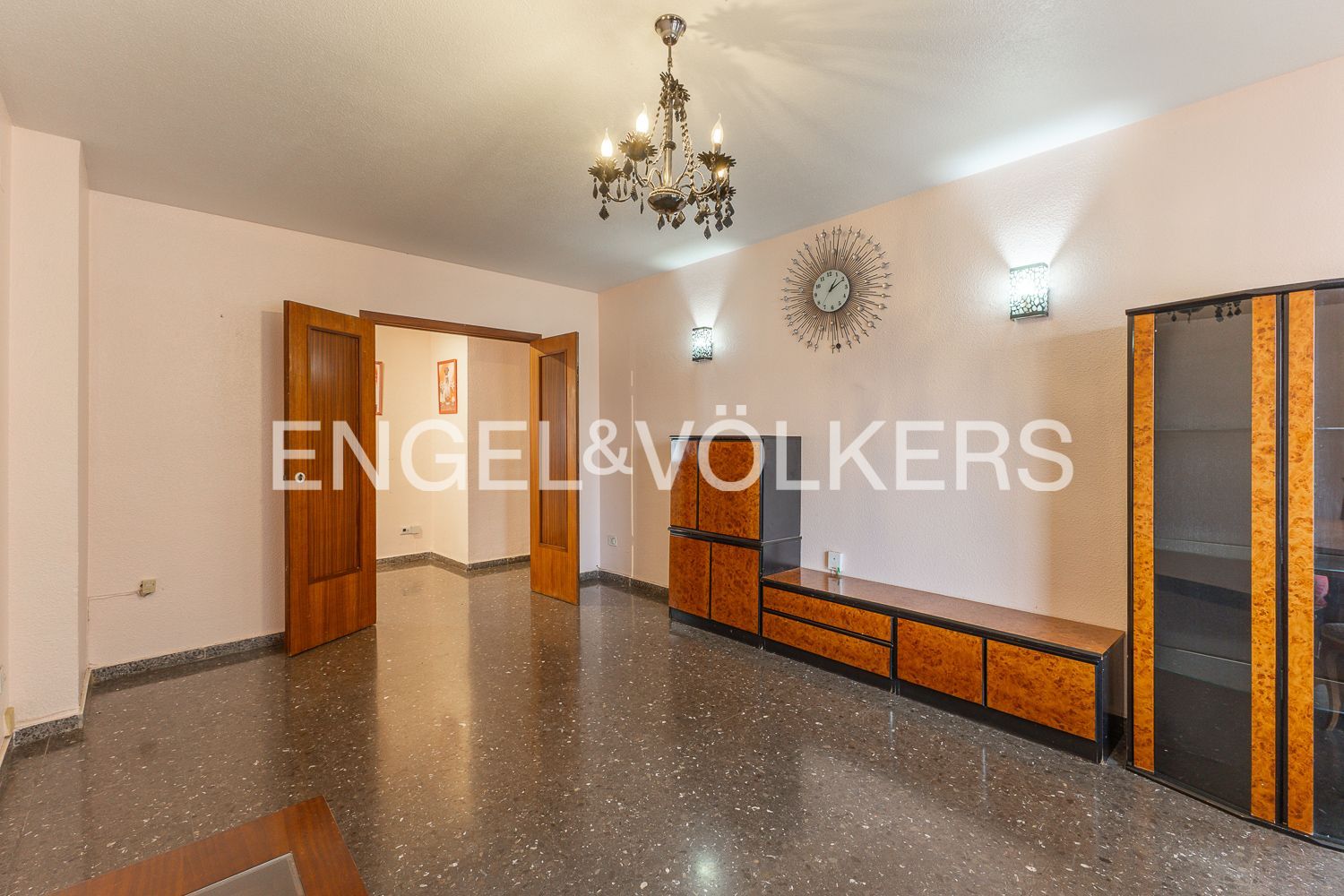 Living room of Flat for sale in  Valencia Capital  with Heating and Balcony