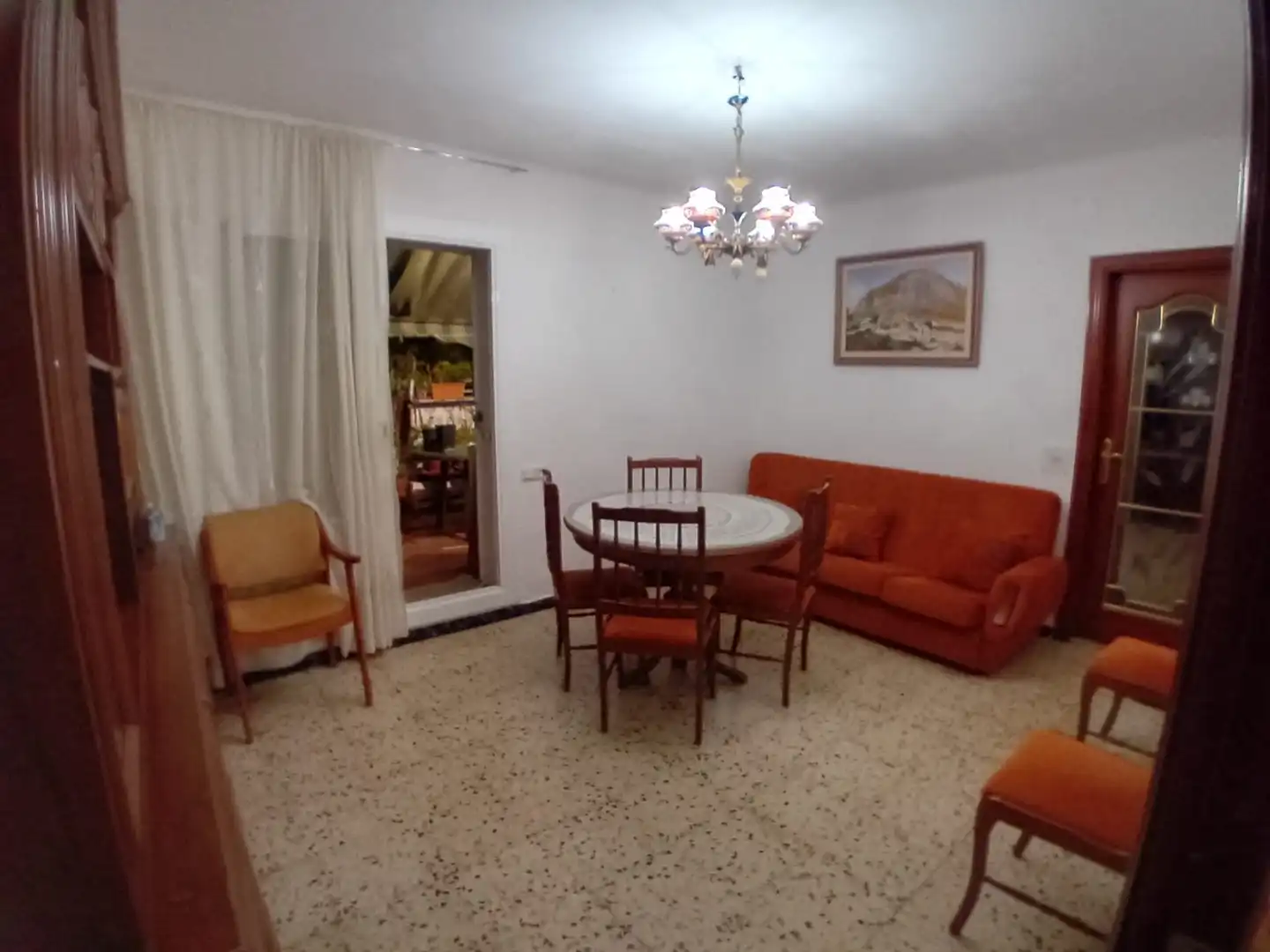 Living room of Attic for sale in Badalona  with Air Conditioner, Terrace and Furnished