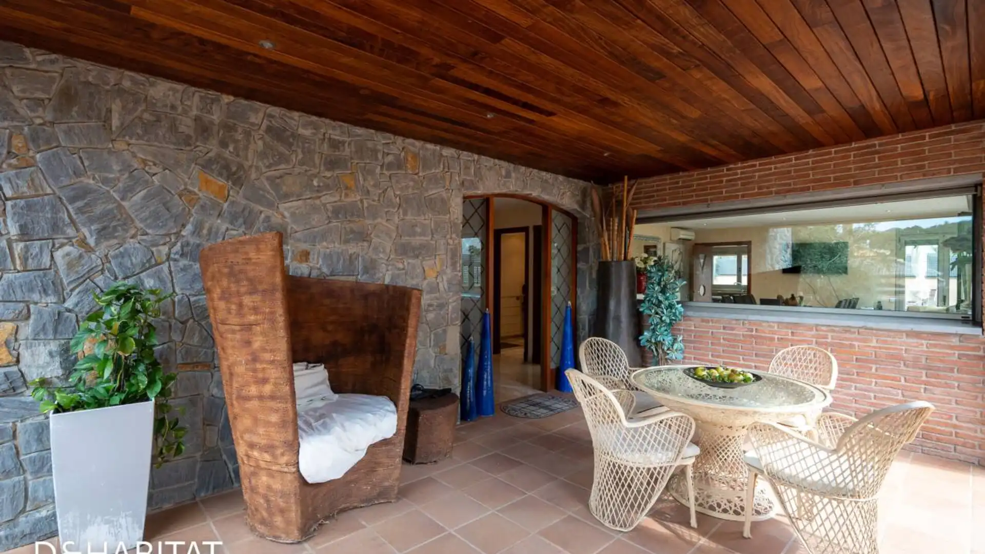 Terraza de Casa o chalet en venta en Viladecavalls con Aire acondicionado, Calefacción y Jardín privado