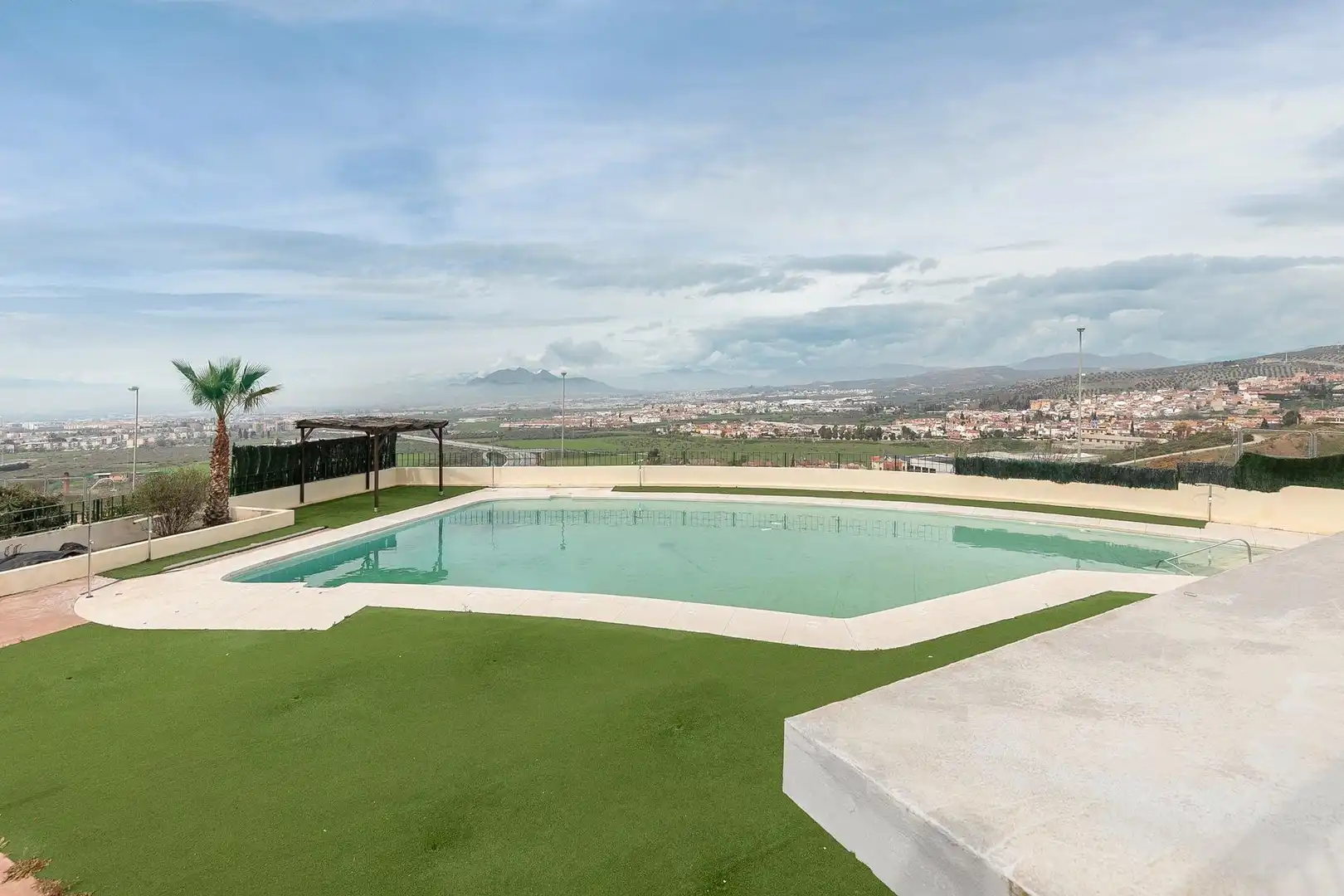 Swimming pool of Duplexes for sale in Jun  with Air Conditioner, Heating and Private garden