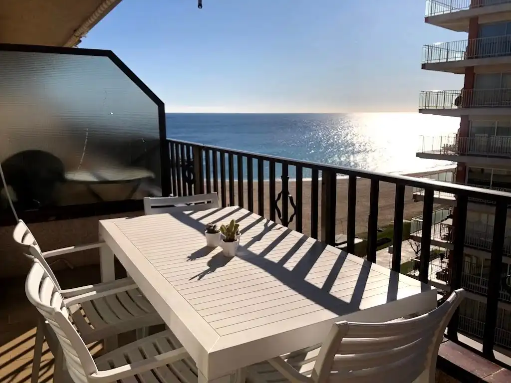 Terrassa de Apartament de lloguer en Calonge i Sant Antoni amb Terrassa i Moblat