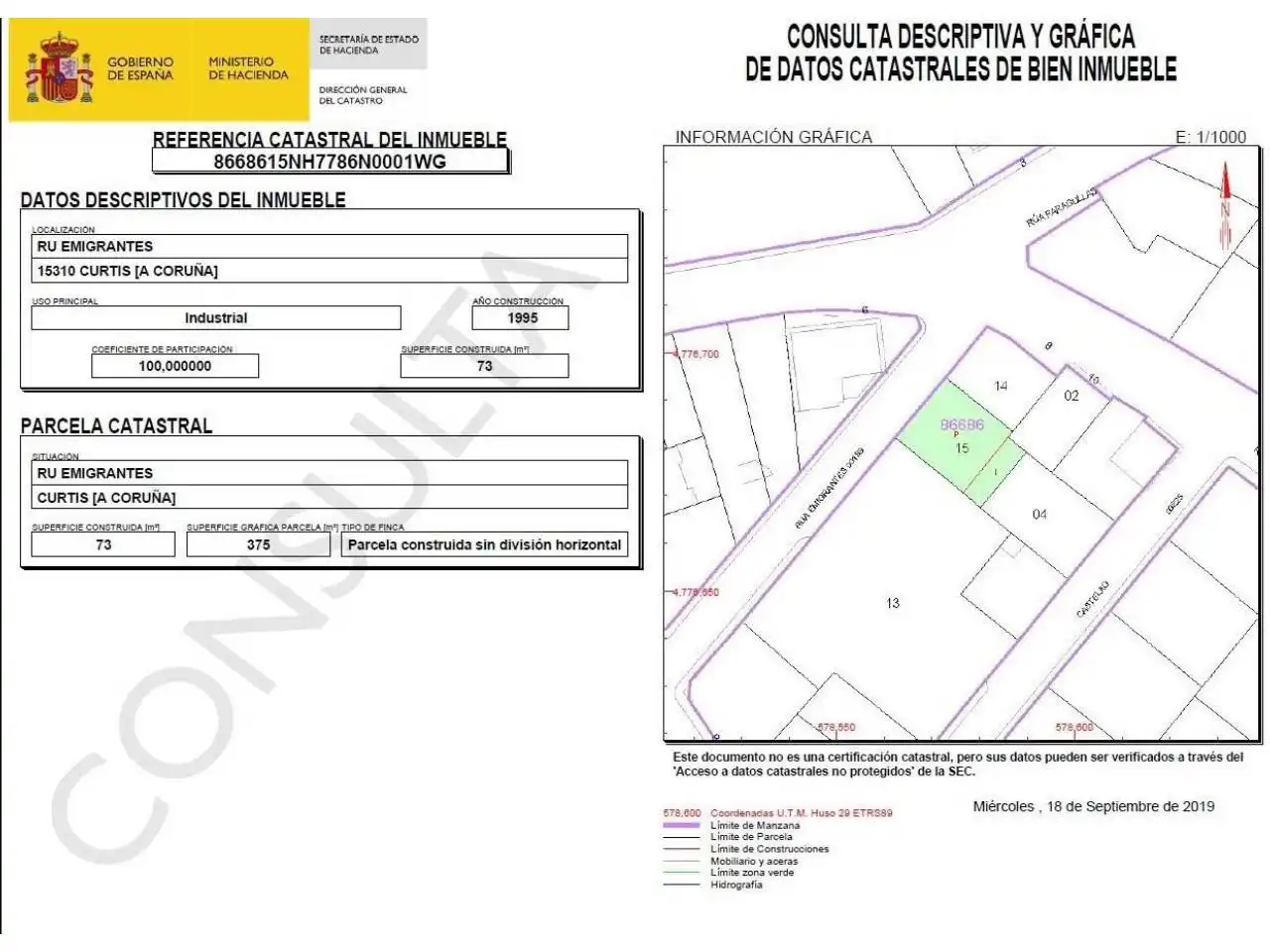 Terrenys i solars en venda a Rúa Emigrantes 1, imagen 2