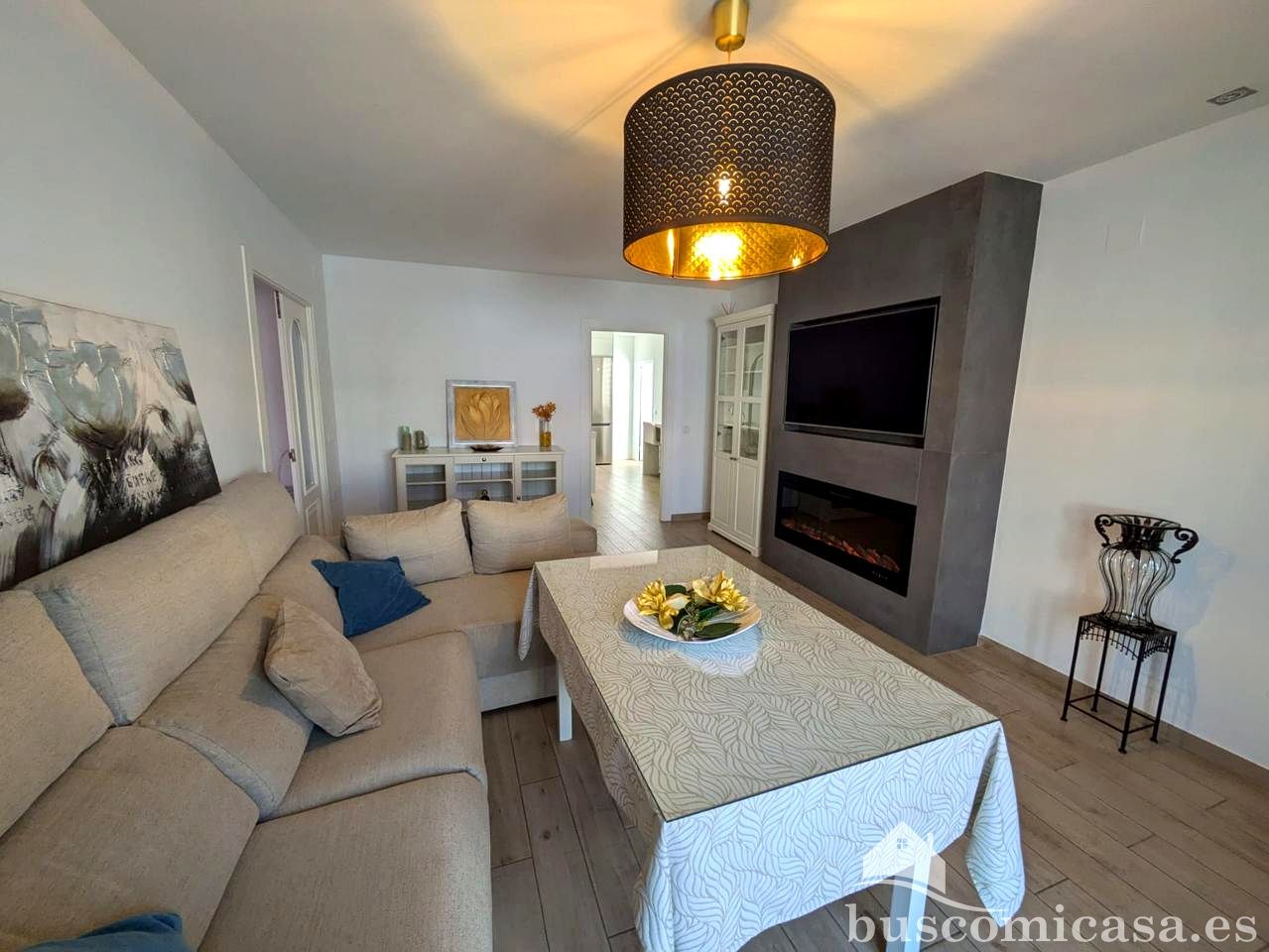 Sala de estar de Piso de alquiler en Linares con Aire acondicionado, Terraza y Amueblado