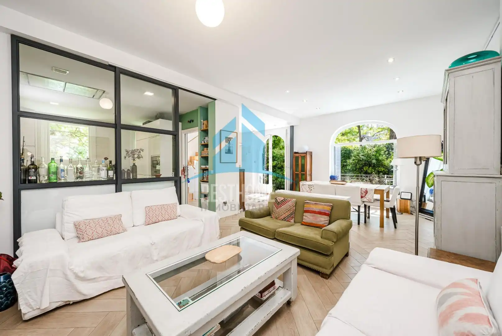 Sala de estar de Casa o chalet en venta en Madrid con Calefacción, Jardín privado y Parquet