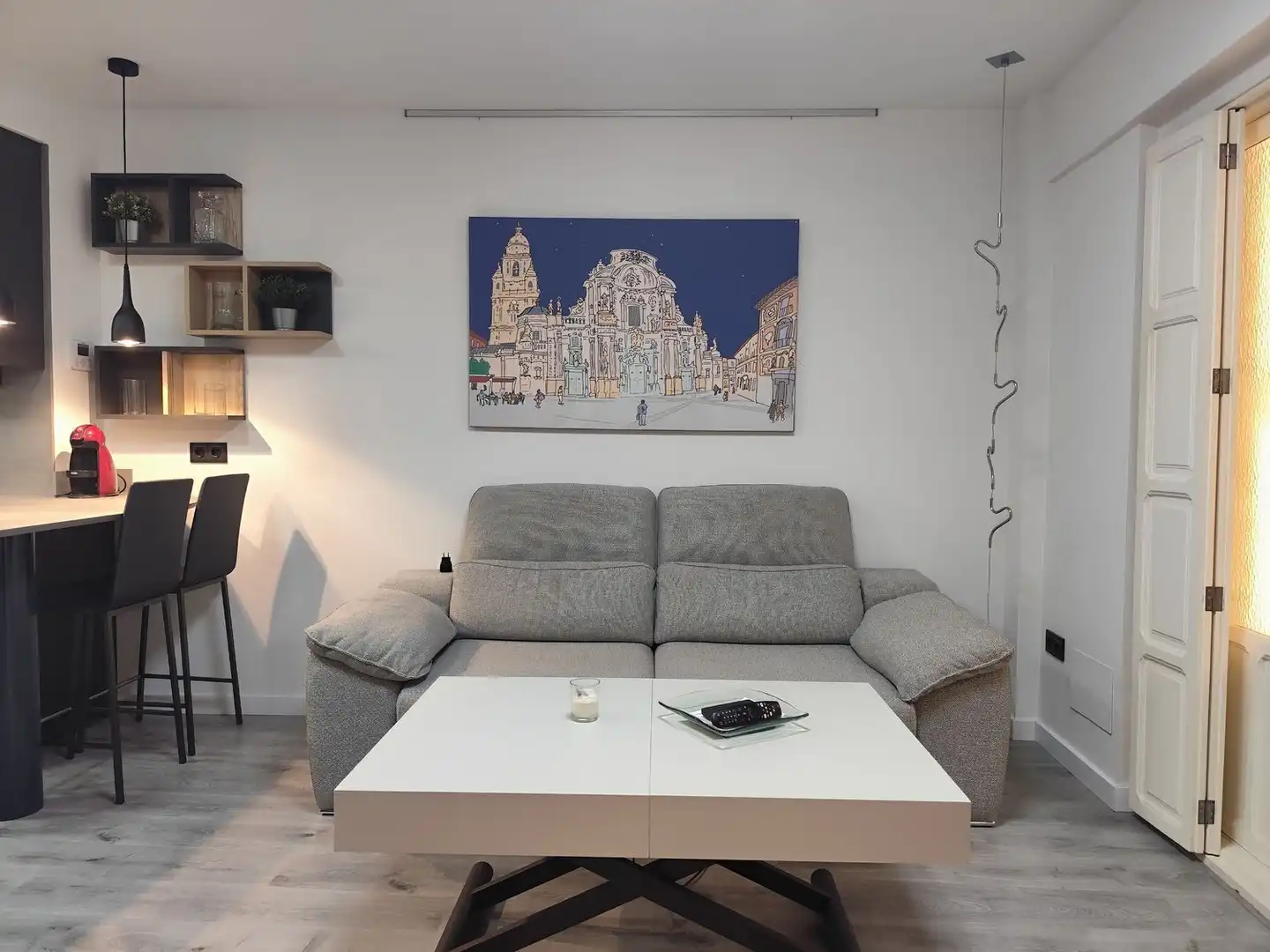 Sala d'estar de Pis en venda en Murcia amb Aire condicionat, Traster i Balcó