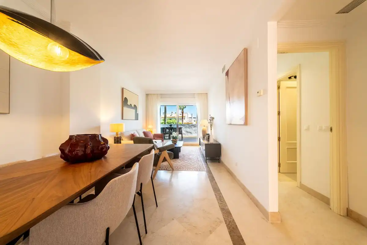Sala de estar de Planta baja en venta en Mijas con Aire acondicionado, Calefacción y Terraza