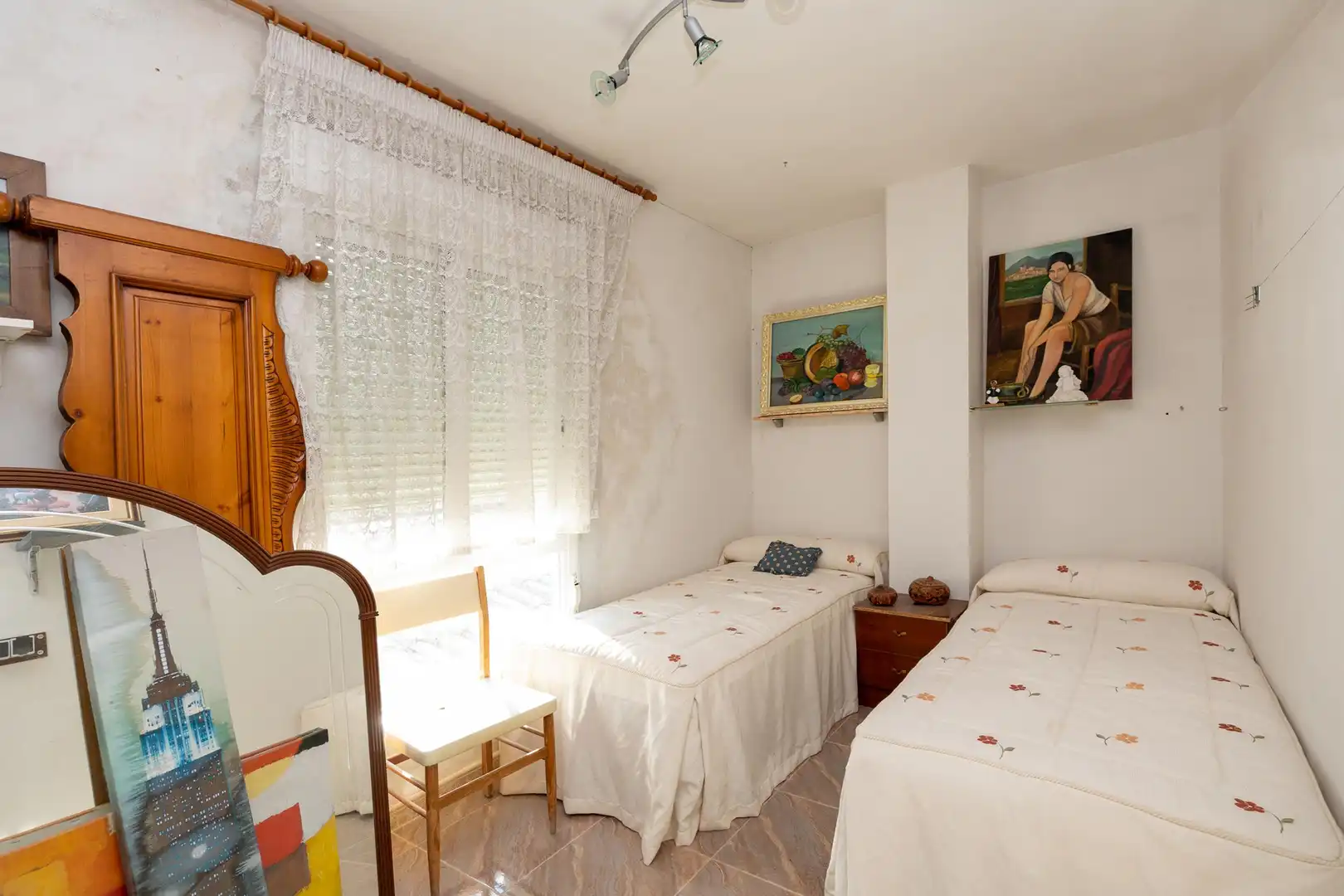 Schlafzimmer von Einfamilien-Reihenhaus zum Verkauf in Benalúa de las Villas mit Balkon
