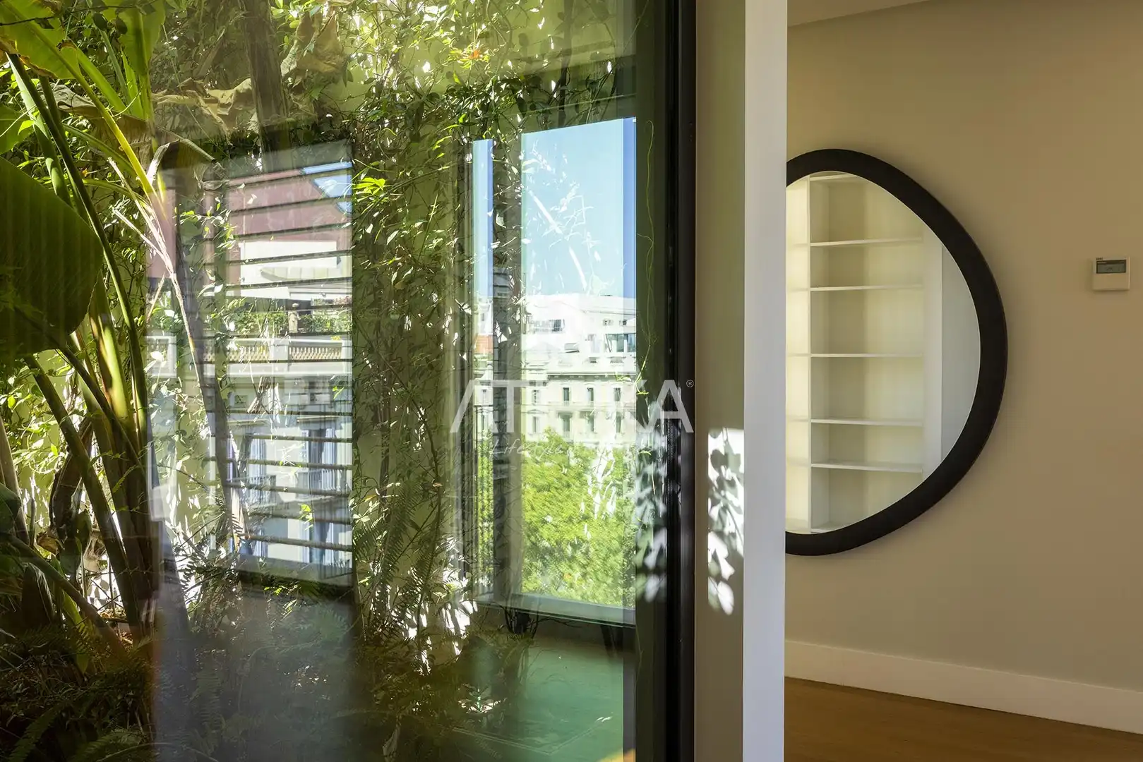 Dachboden zur Miete in Barcelona mit Klimaanlage, Terrasse und Ofen