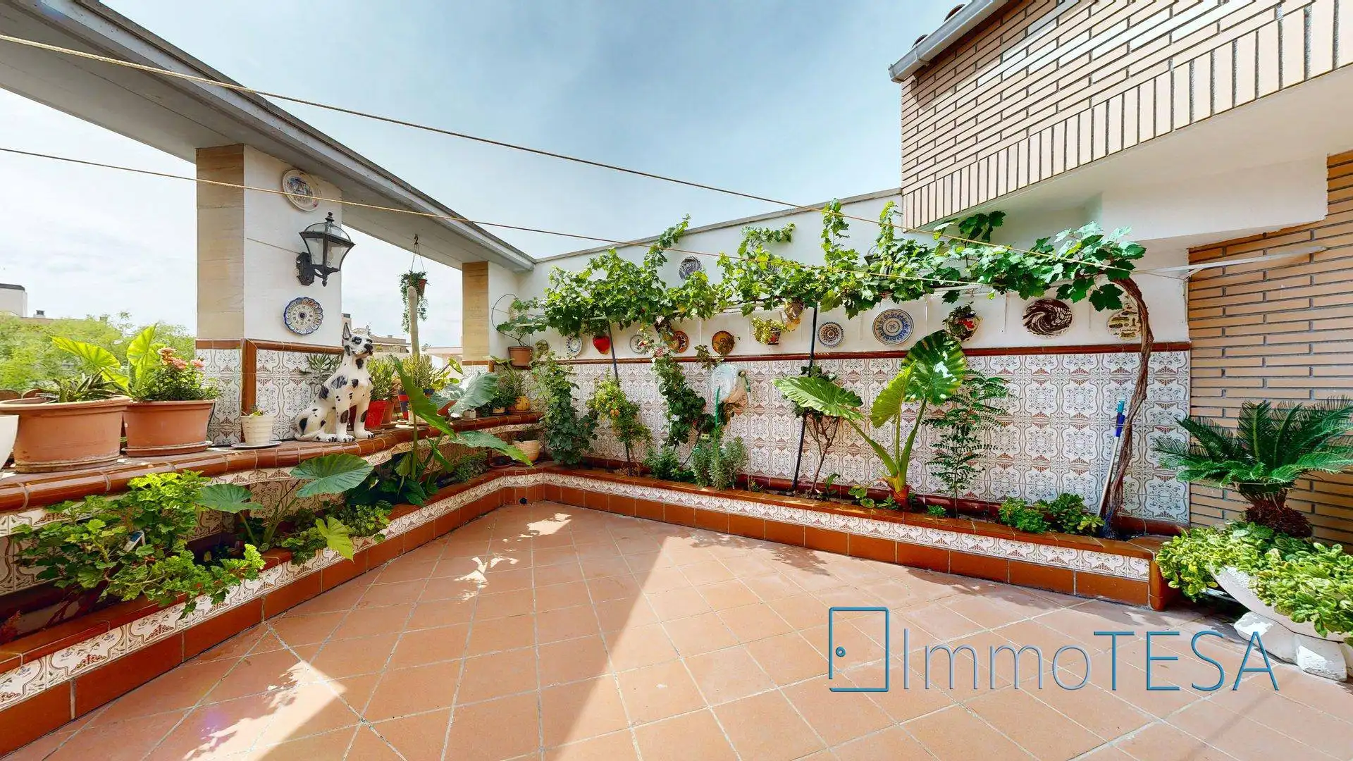 Terrace of Flat for sale in Barberà del Vallès  with Air Conditioner, Heating and Parquet flooring