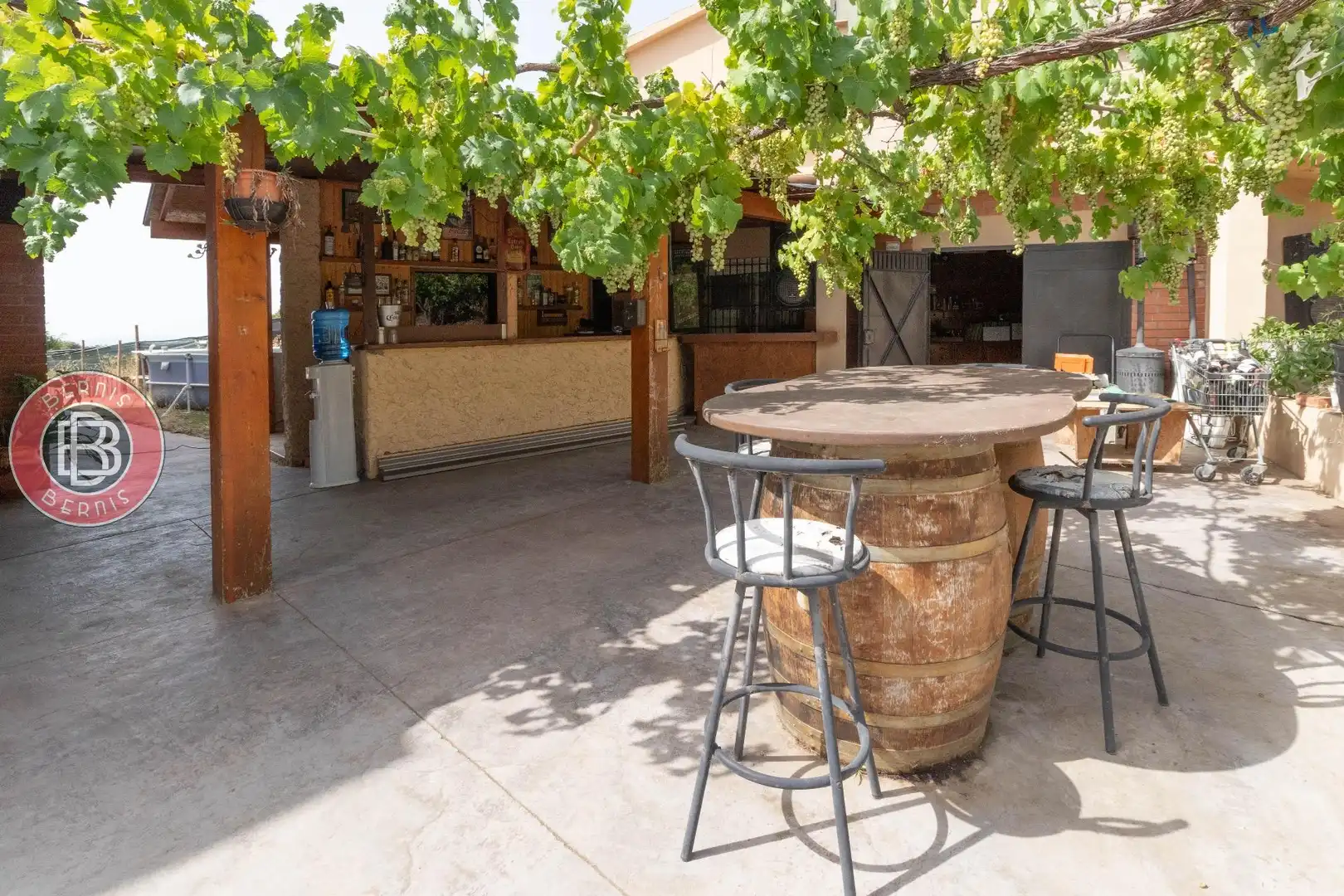 Terrassa de Finca rústica en venda en Els Hostalets de Pierola amb Calefacció, Jardí privat i Parquet