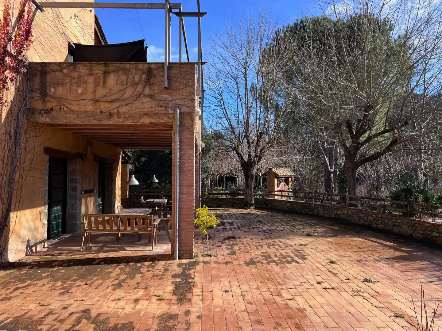 Jardí de Finca rústica en venda en Mieres (Girona) amb Aire condicionat, Jardí privat i Parquet