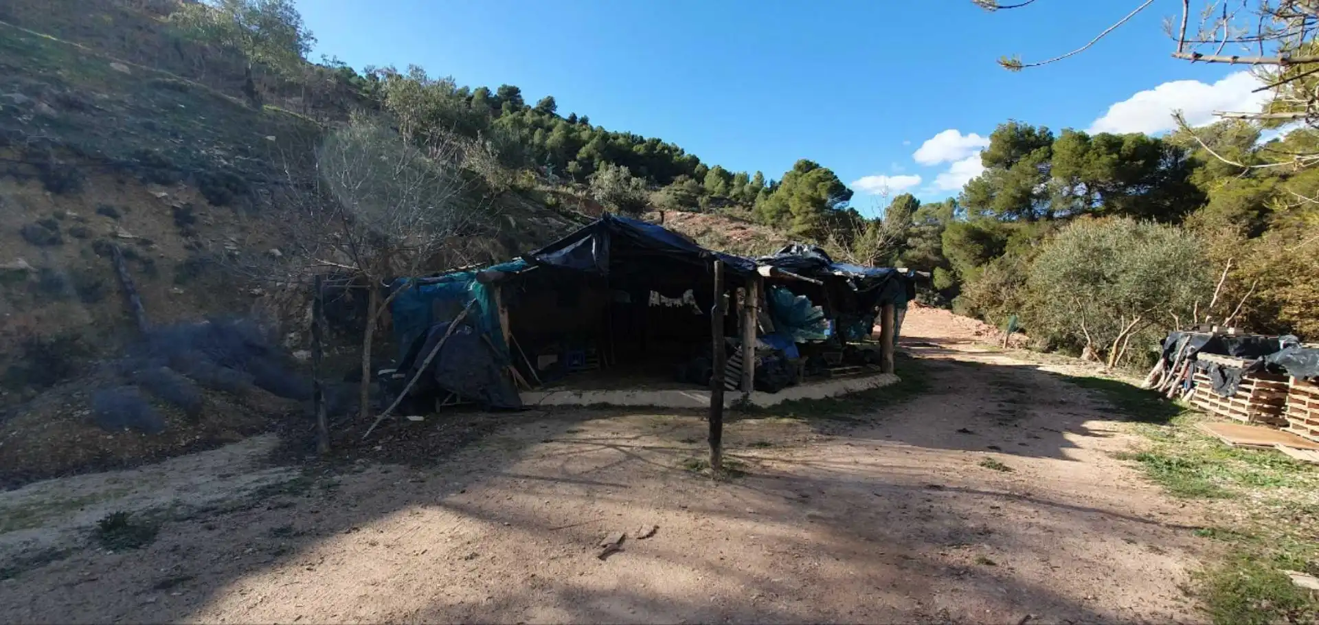 Vista exterior de Finca rústica en venda en El Burgo amb Calefacció, Jardí privat i Traster