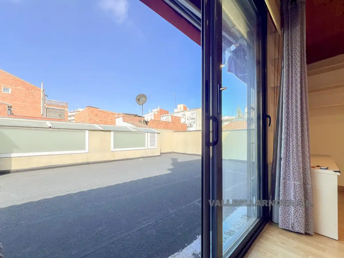 Vista exterior de Piso en venta en Mollet del Vallès con Aire acondicionado, Parquet y Terraza