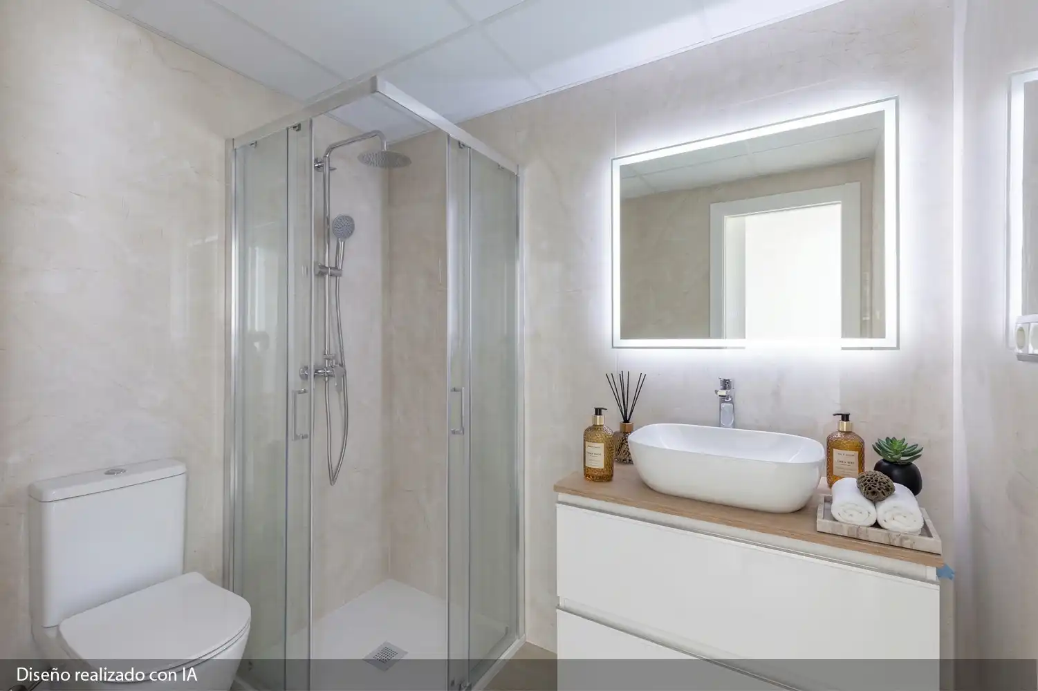 Bathroom of Flat for sale in Vinaròs  with Air Conditioner, Heating and Balcony