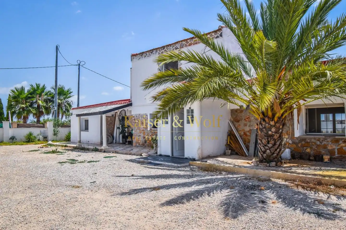 Vista exterior de Finca rústica en venta en Crevillent con Jardín privado, Terraza y Piscina