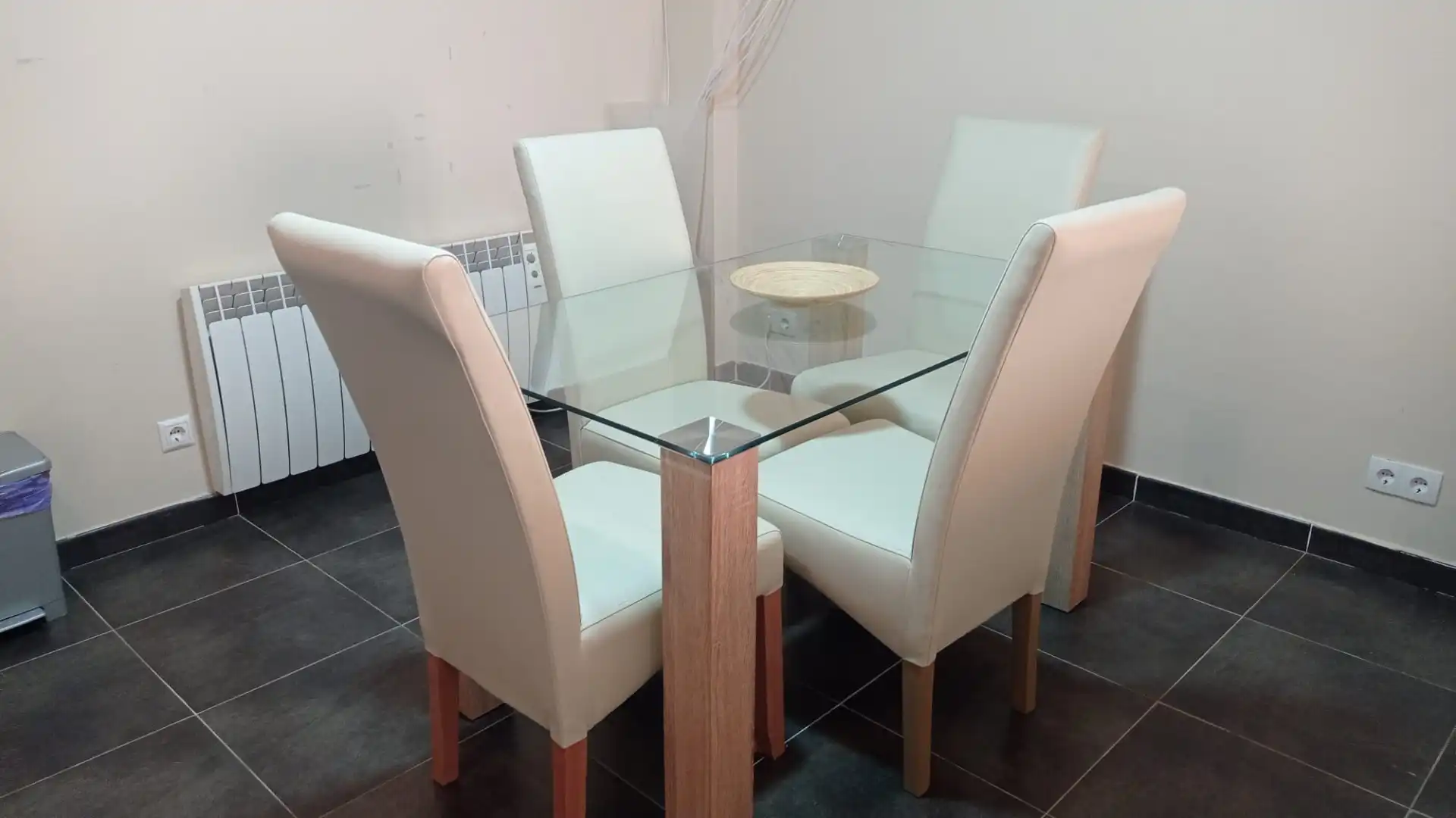Dining room of Flat for sale in Foz  with Heating, Storage room and Furnished