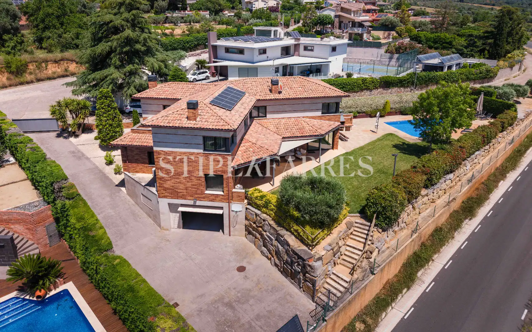 Vista exterior de Casa o chalet en venta en La Garriga con Aire acondicionado, Calefacción y Jardín privado