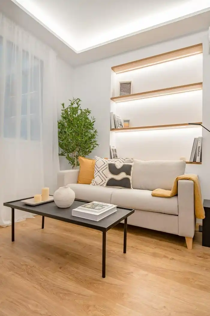 Living room of Flat for sale in Madrid  with Air Conditioner and Heating