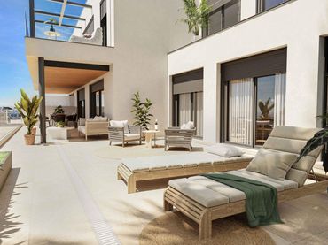 Apartament amb piscina en venda a Estepona Pueblo