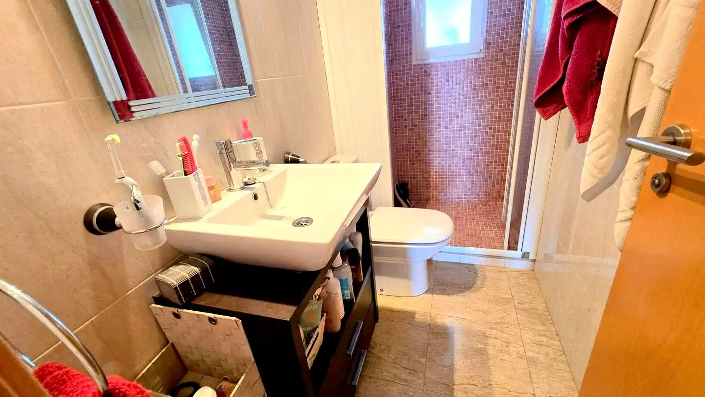 Badezimmer von Wohnungen zur Miete in Gandia mit Terrasse und Möbliert