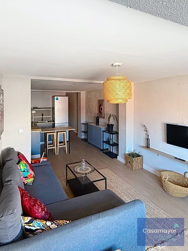 Sala de estar de Piso en venta en Alicante / Alacant con Amueblado