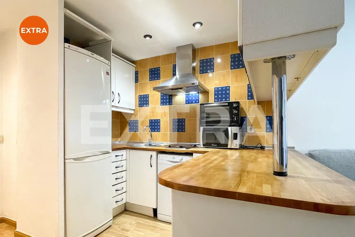 Cocina de Apartamento en venta en Madrid con Aire acondicionado, Calefacción y Terraza