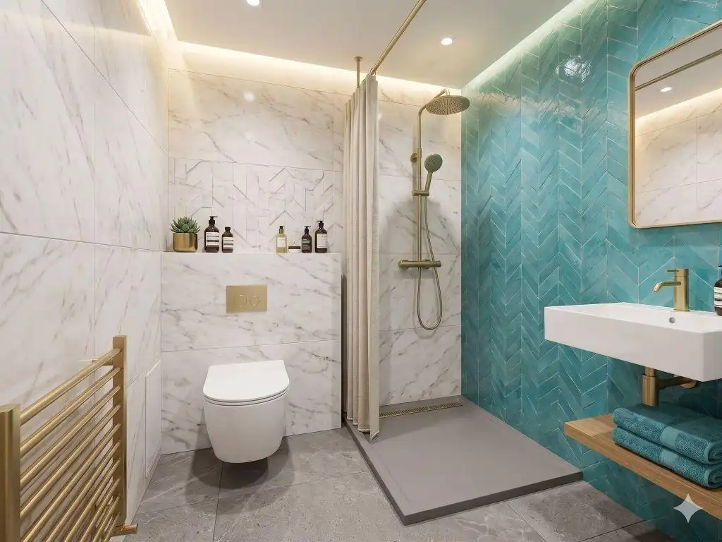 Baño de Casa o chalet en venta en Torrelavega  con Calefacción, Terraza y Trastero