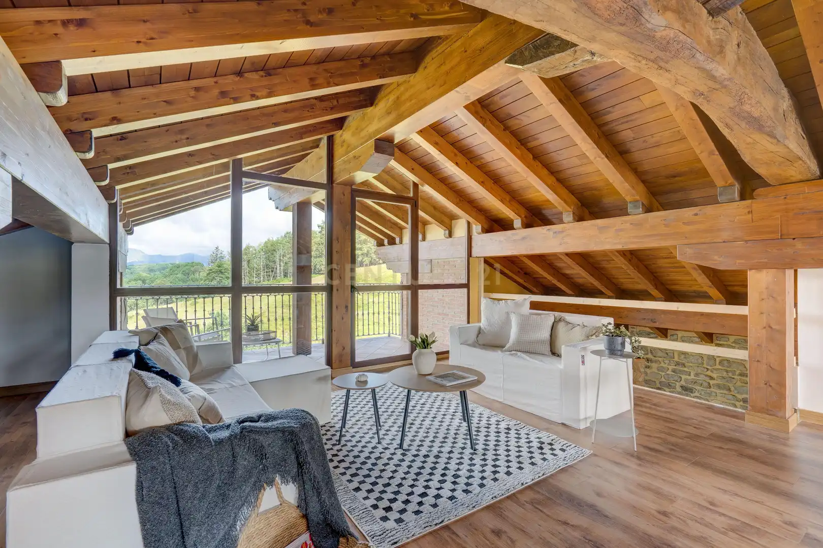 Sala d'estar de Casa o xalet en venda en Larraun