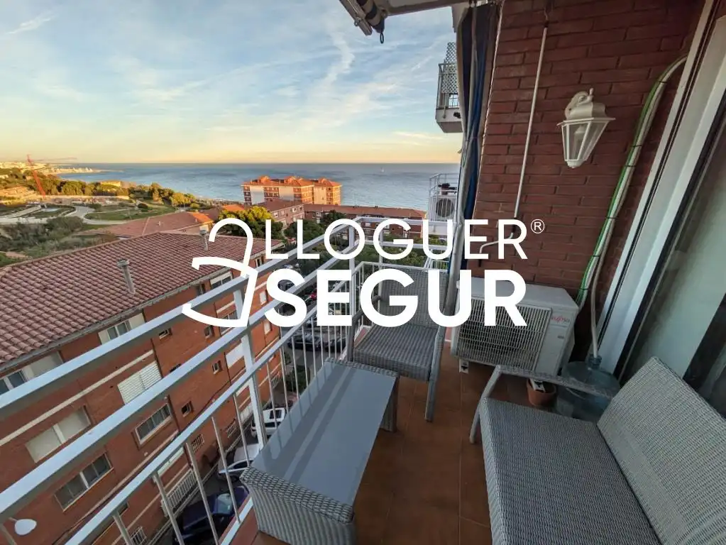 Terrasse von Wohnung zur Miete in Montgat mit Klimaanlage, Heizung und Terrasse