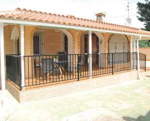 Terrassa de Casa o xalet en venda en San Vicente del Raspeig / Sant Vicent del Raspeig amb Aire condicionat, Jardí privat i Terrassa