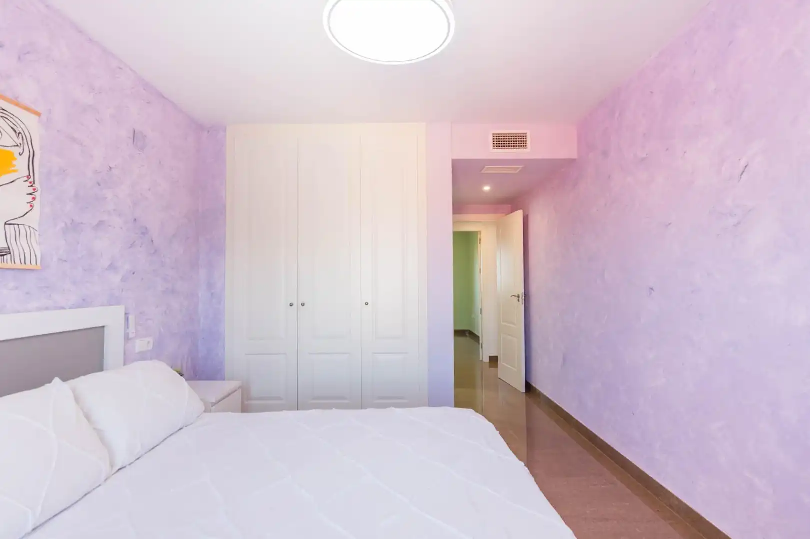Bedroom of Flat for sale in Murcia  with Air Conditioner, Balcony and Alarm