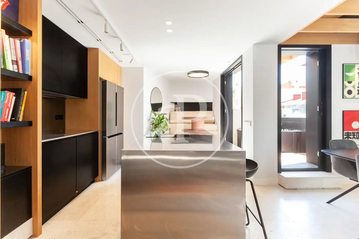 Kitchen of Flat for sale in Madrid  with Air Conditioner, Heating and Terrace