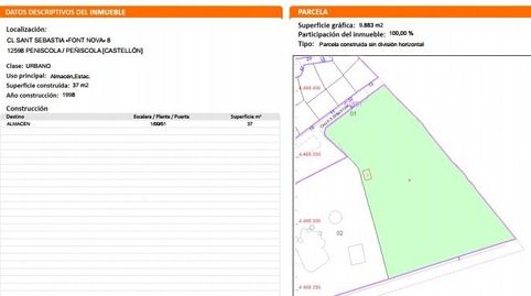 PEÑISCOLA ( FONT NOVA) VENTA SUELO  URBANO 9.883 M2, imatge 2