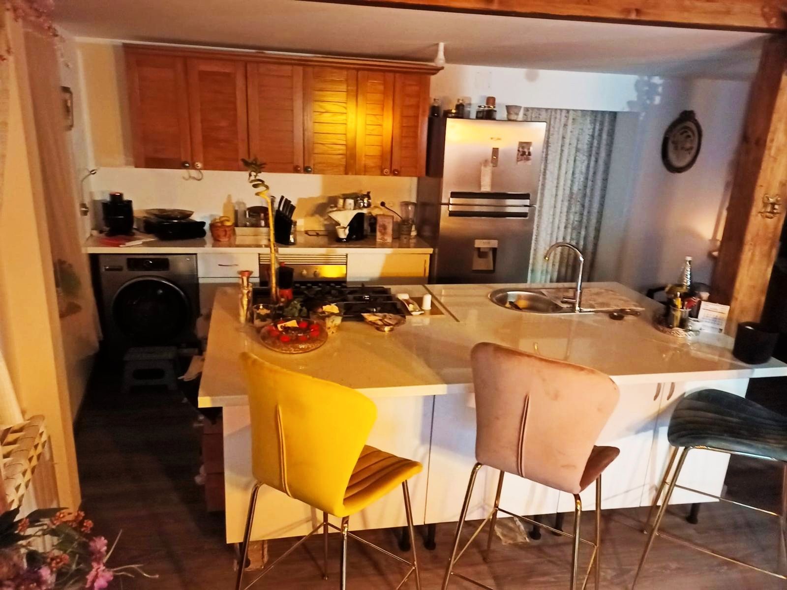 Cuina de Casa o xalet en venda en Madrigal del Monte amb Calefacció, Parquet i Moblat