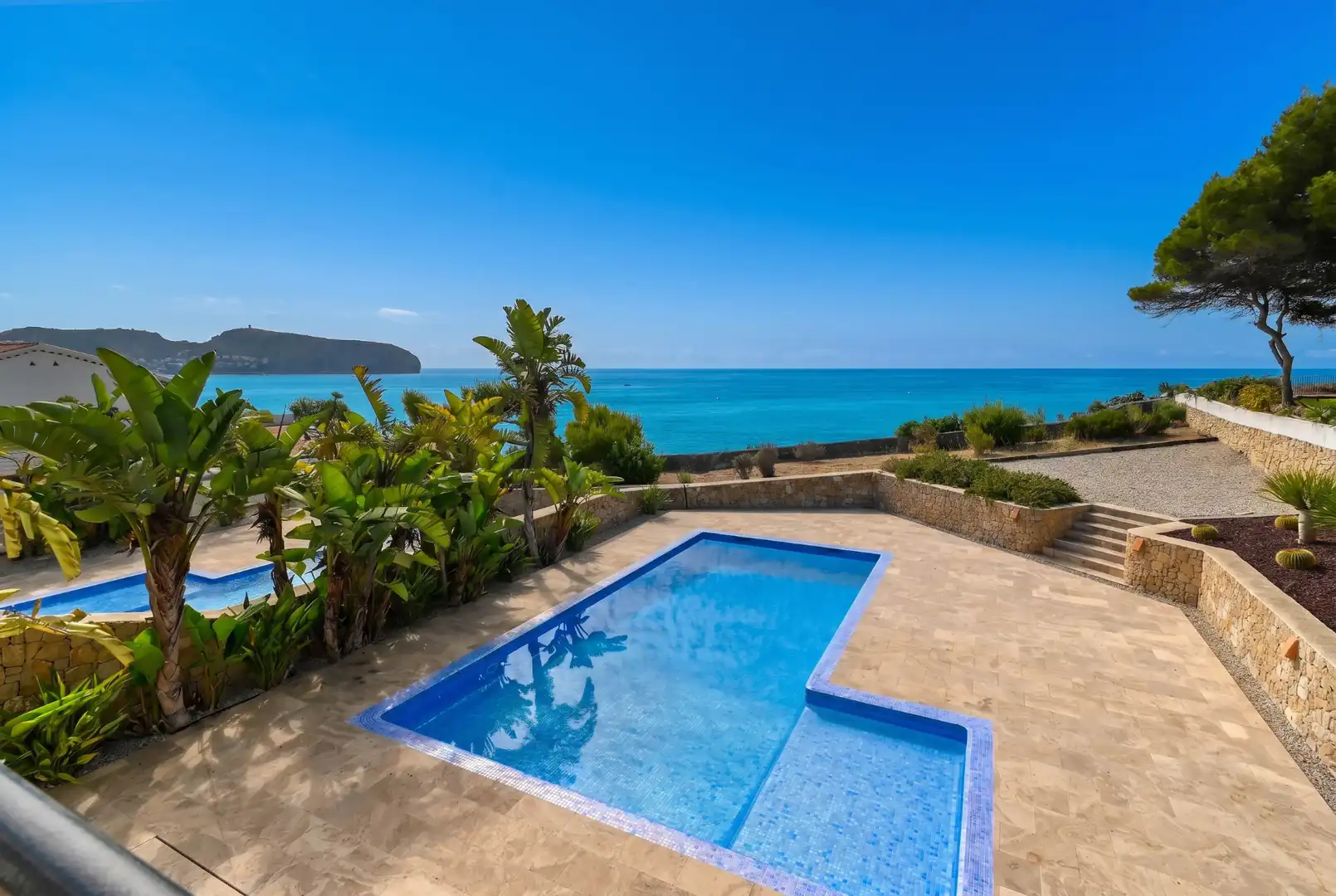 Swimming pool of Houses for sale in Moraira  with Private garden, Terrace and Swimming Pool