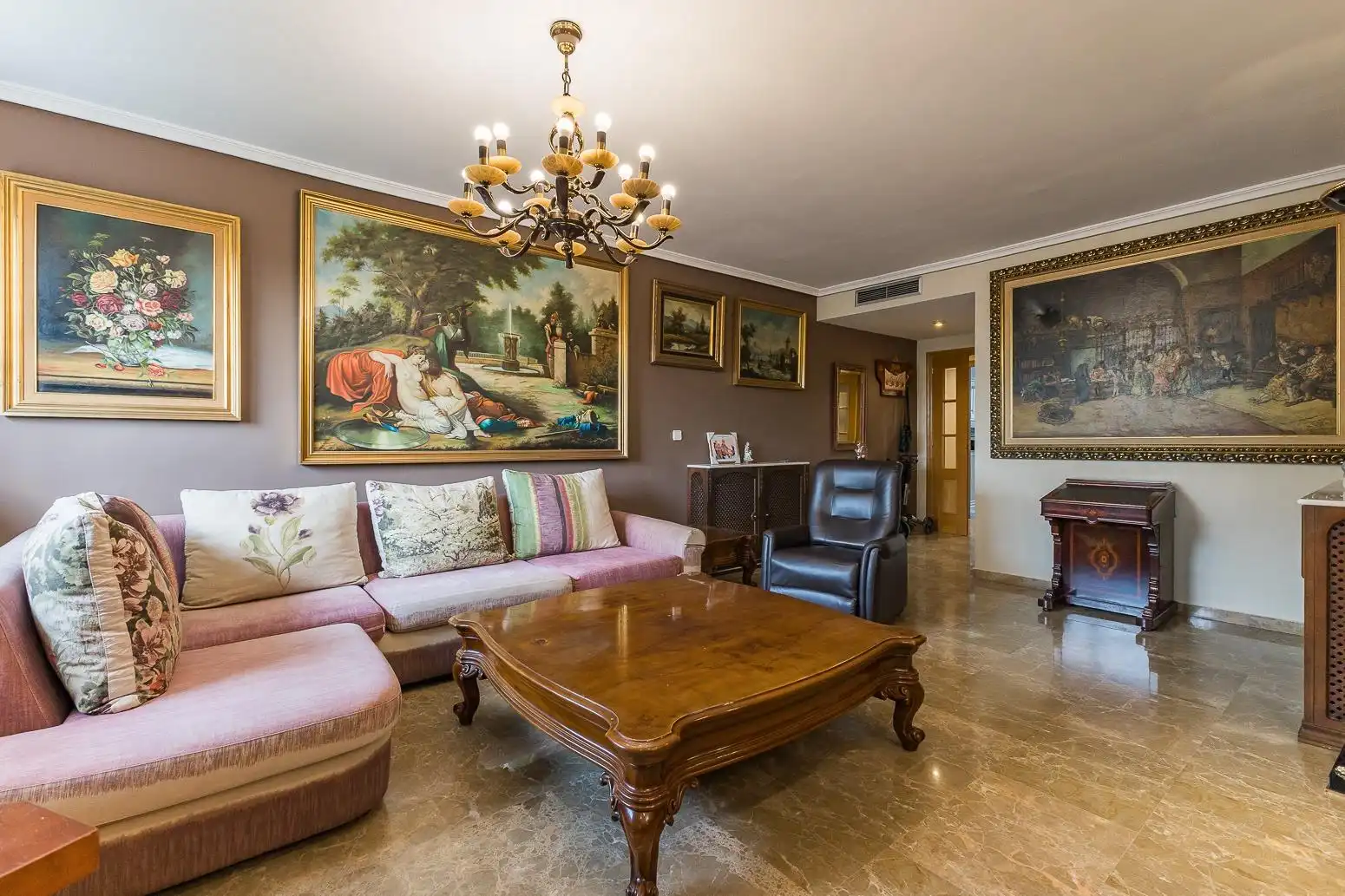 Sala de estar de Piso en venta en Valencia con Aire acondicionado y Calefacción
